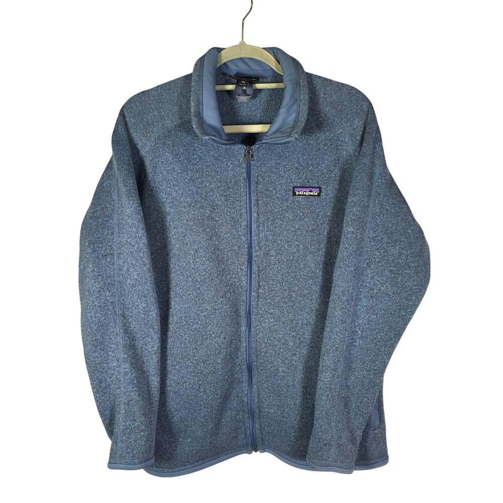 Patagonia Better Sweater Full Zip Fleece Jacket Woolly Blue Women’s XXL